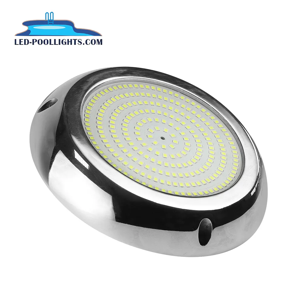 Newest 12V 18W Resin filled LED RGB swimming Pool Lights IP68 LED underwater boat lamp 316 Stainless steel private Mode
