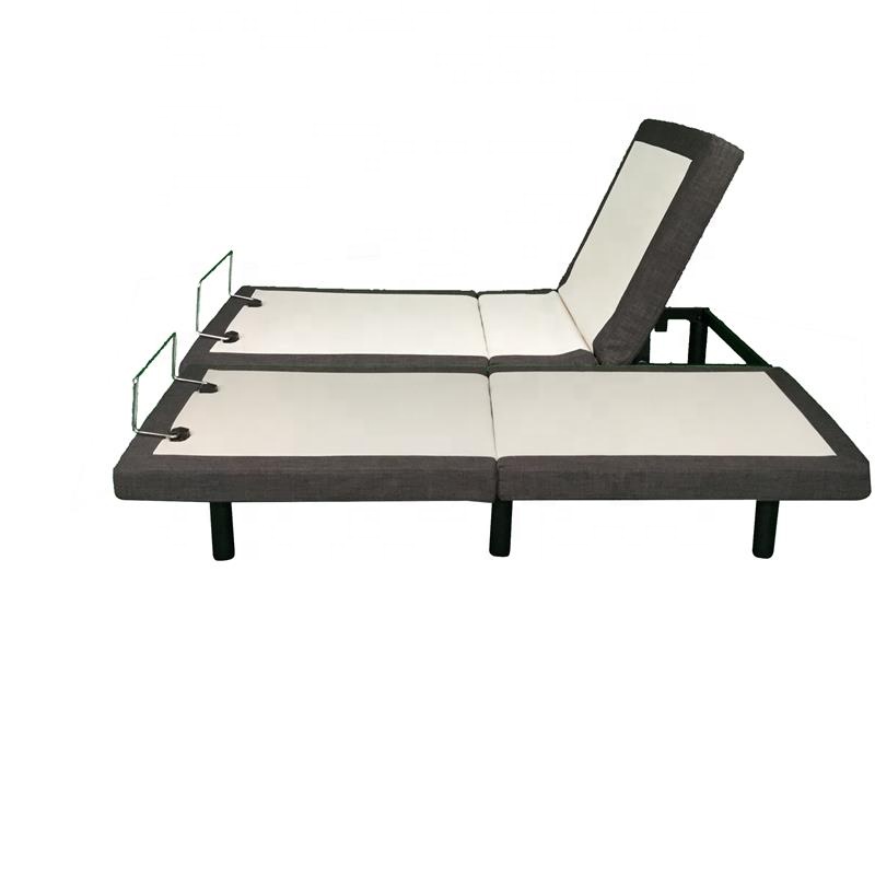 High quality wireless Electric adjustable beds base with massage function