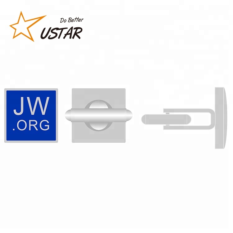 2019 Amazon Популярные Kunshan индивидуальные эмаль металла JW. ORG запонки и галстук булавки клип набор подарочные наборы