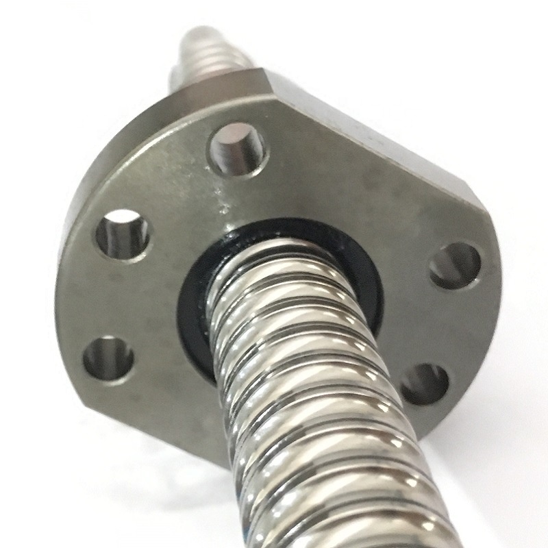 Precision TBI BallScrew SFNU02005-4 SFNU2005 Ball Screw with Flange