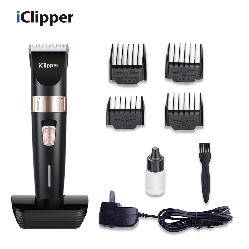 IClipper-T4 2 скоростных машин Led дисплей волос аккумуляторная машинка для стрижки для маленьких детей взрослых Парикмахерская шина заточного станка