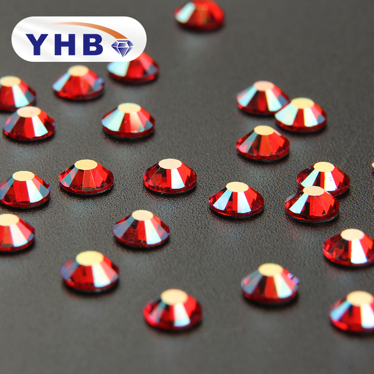 Оптовая продажа, стразы YHB с красным кристаллом
