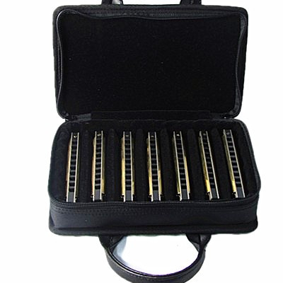 EASTTOP T10-7 профессиональная гармоника с 10 отверстиями, набор для 7 ключей с брезентовой коробкой