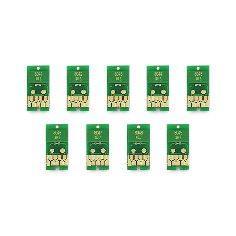 Ocinkjet For Epson SC P8000 One Time Chip 700ML/PC T8041 - T8049 Ink Cartridge Chip For EPSON P6000 P7000 P8000 P9000 Printer