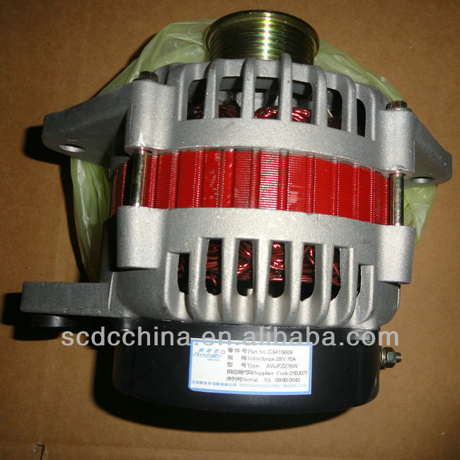 Совершенно новый генератор переменного тока 6BT 3415609 престолит JFZ276W 28V 70A