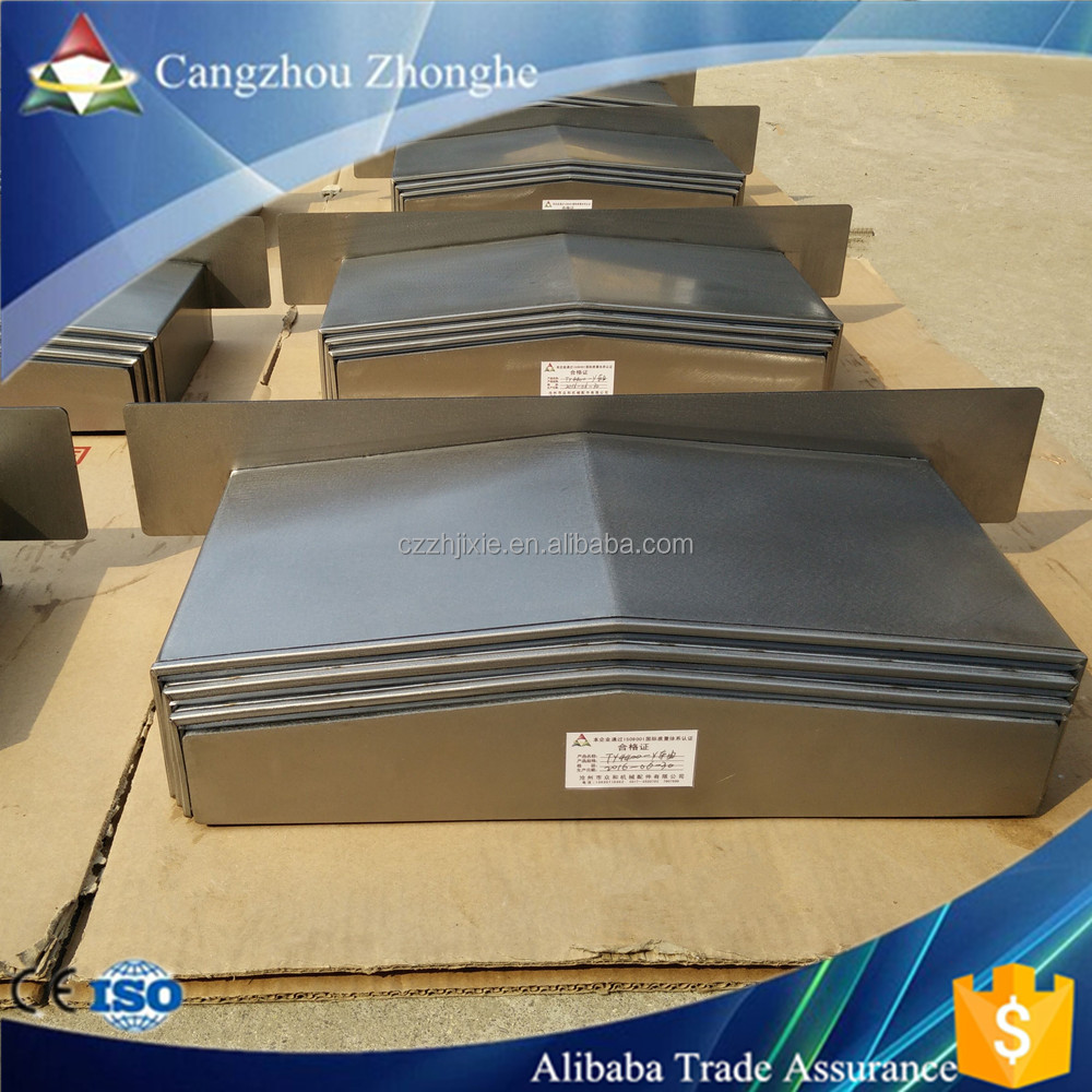 Cnc Machine Flexible Steel Telescopic Bellow Cover Protective Covers