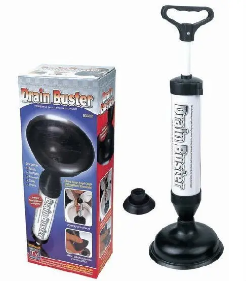 Drain Buster / Powerful Manual Multi Drain Plunger