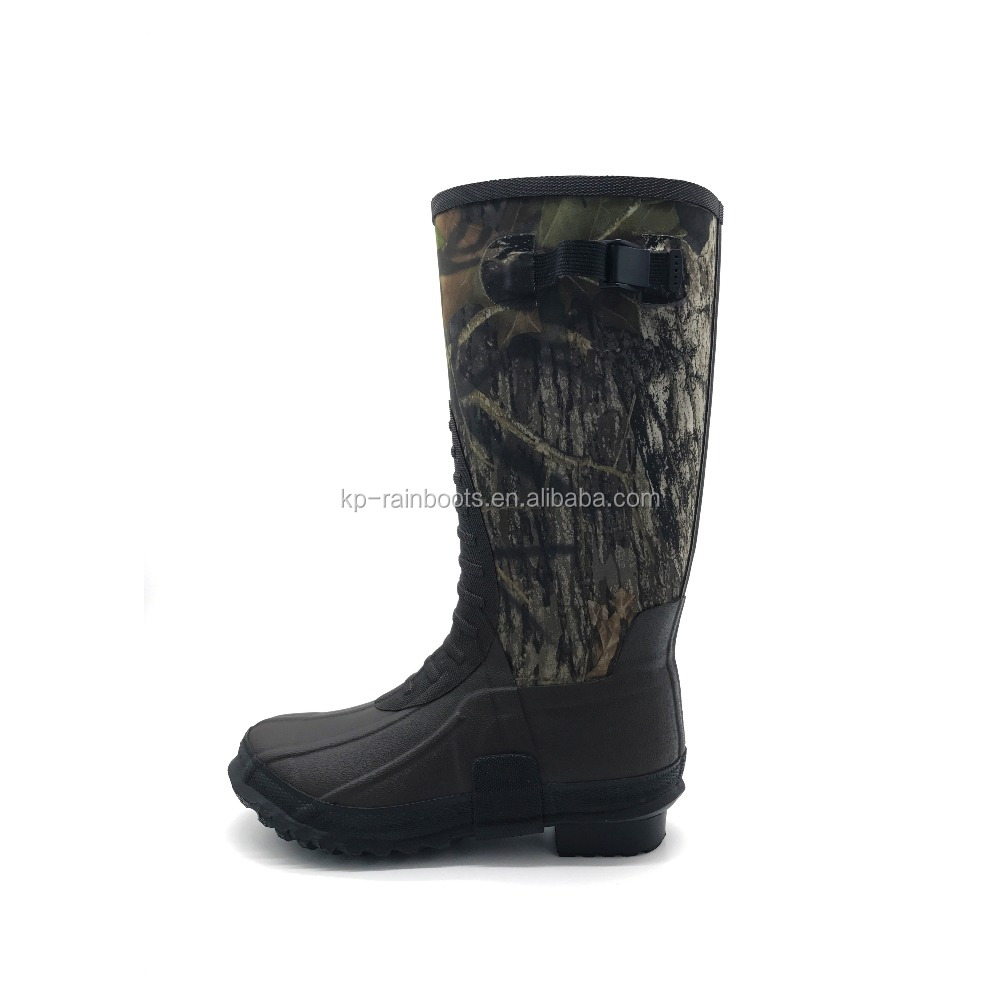 High Quality Camouflage Rubber Hunting Boots