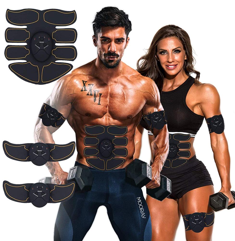 Тренажер для тренировки мышц EMS Ultimate Abs стимулятор тоник для брюшных мышц унисекс массажный тонизирующий пояс для тренировки живота/рук/ног