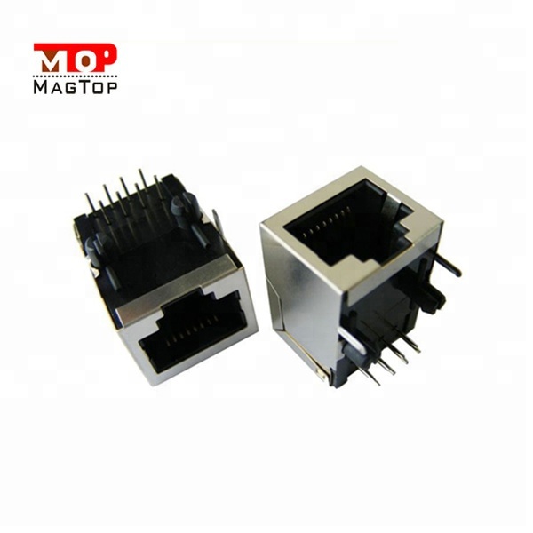 Разъем ethernet PCB RJ45 jack 10/100Base-TX, гнездовой модуль с трансформатором