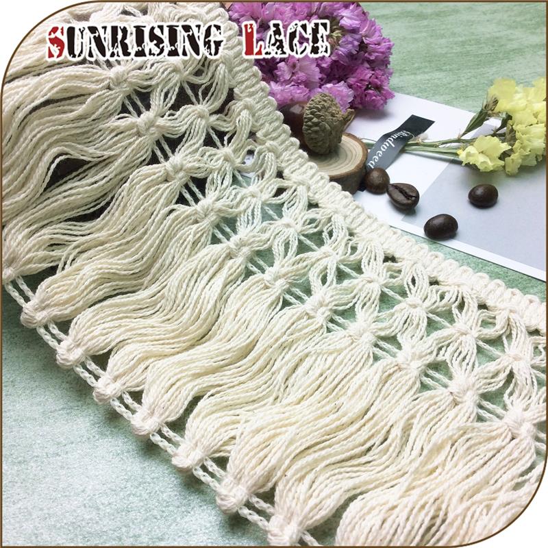 Direct Factory Garment Long Cotton Tassel Trim Fringe