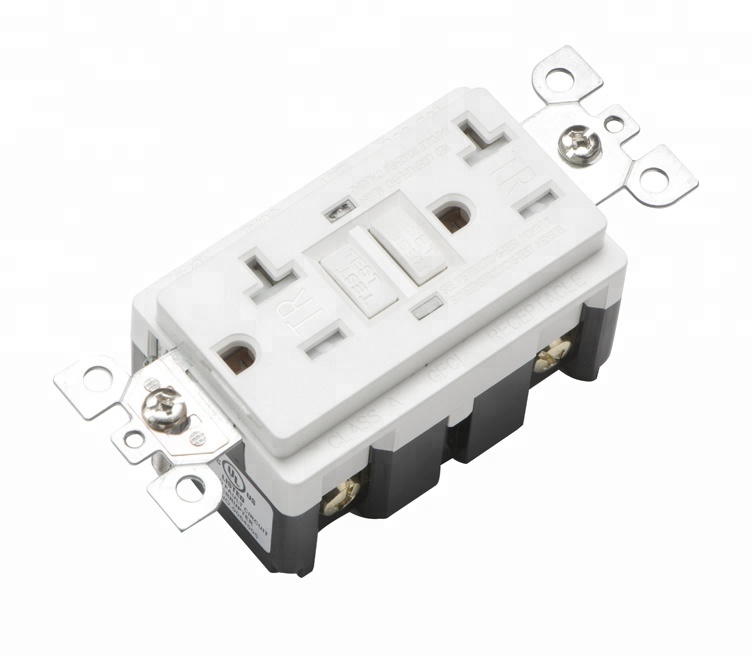 YGB-095WR TR 20A 125 В 2LED бытовой розетки GFCI сосуда розетки