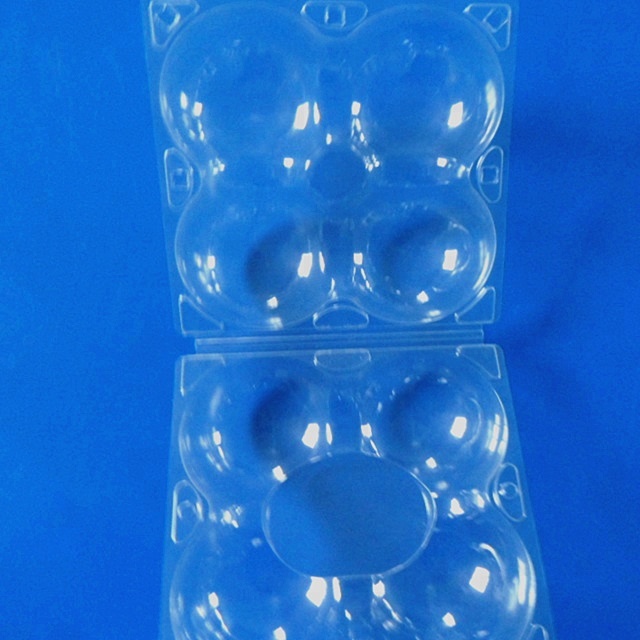customized fruit shaped plastic clamshell fruit blister packing box for 4 pcs apple