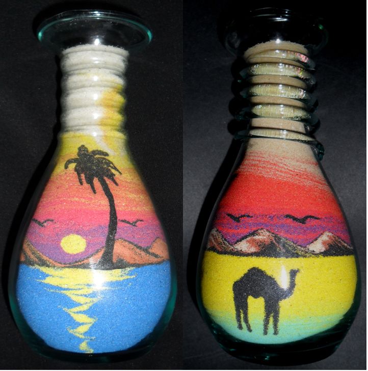 Colorful sand glass sand for decoration