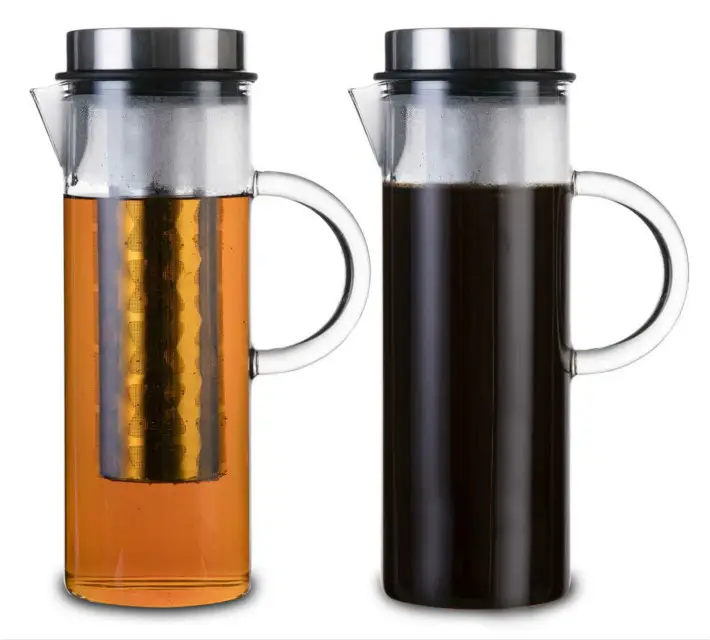 Elemental Kitchen trade assurance unique design brewing filter core stainless steel lid glass cold brew coffee maker