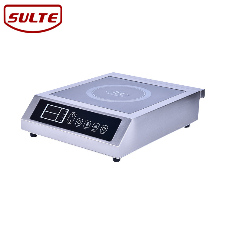 Professional electric kitchen equipment electric stove cooktop, stainless steel electromagnetic cooktop