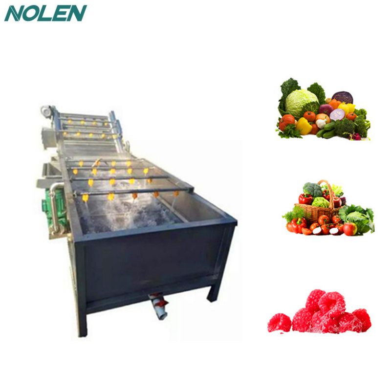 Full Automatic Fresh Vegetable Fruit Air Bubble Washing Machine