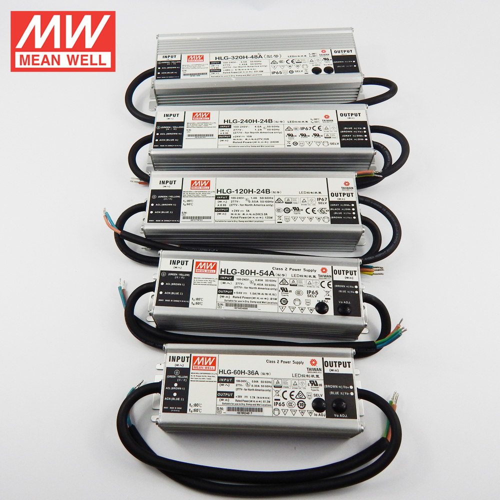 Лучшая продажа 6W до 600W Глобальный сертификат meanwell Светодиодный драйвер От 2 до 7 лет Гарантия