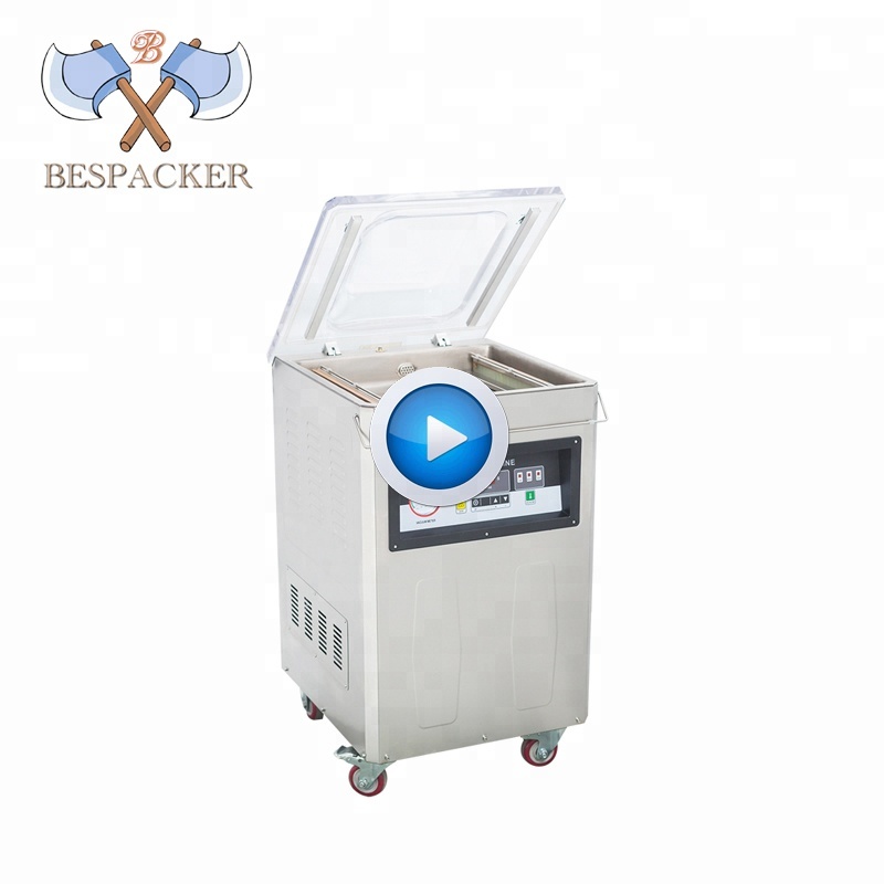 Bespacker DZ-400S многофункциональная Автоматическая нержавеющей стали кофе в зернах корма для рыб вакуум-закаточная упаковочная машина