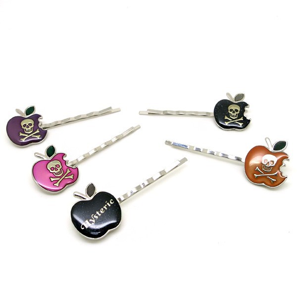 Customized types of french pin barrette cute animal hair clips