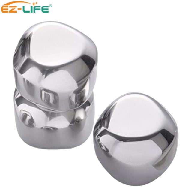 Personalized Gifts Cold Stones Stainless Steel Whiskey Cubes With Customer's Logo