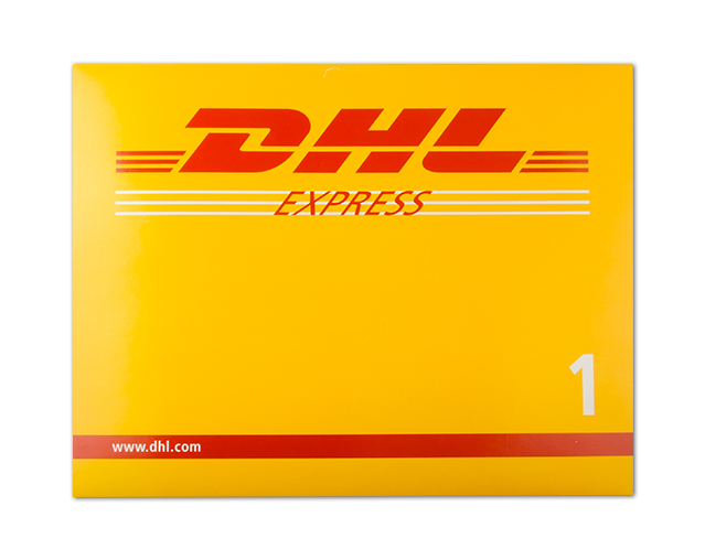 Конверты для курьерских документов DHL из белого или серого картона, конверты для почтовых отправлений