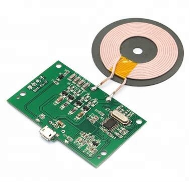 High quality wireless charger pcba board and coil fast charge controller pcb