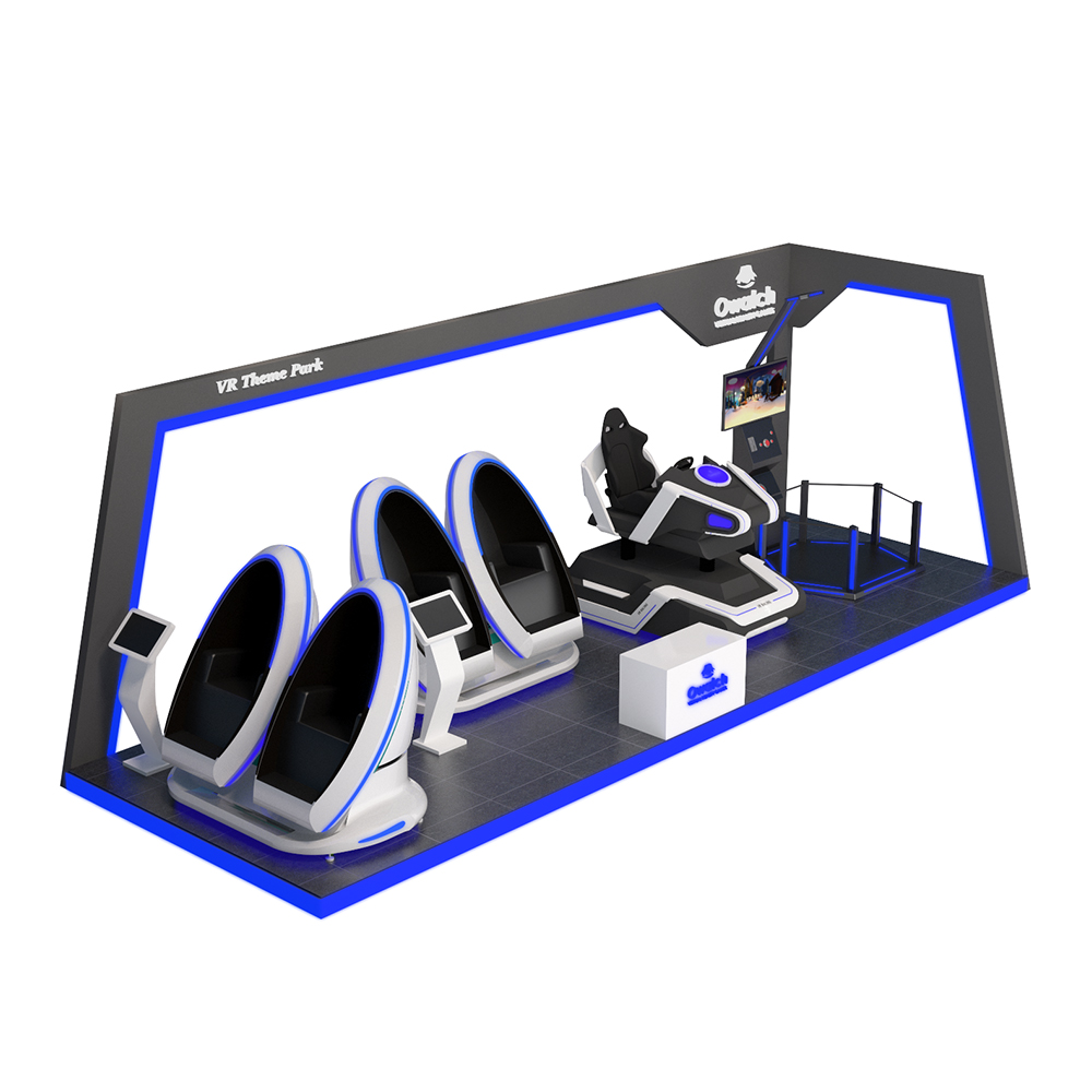 Парк развлечений, игра funland, красочная кабина, новейший 9D VR производитель
