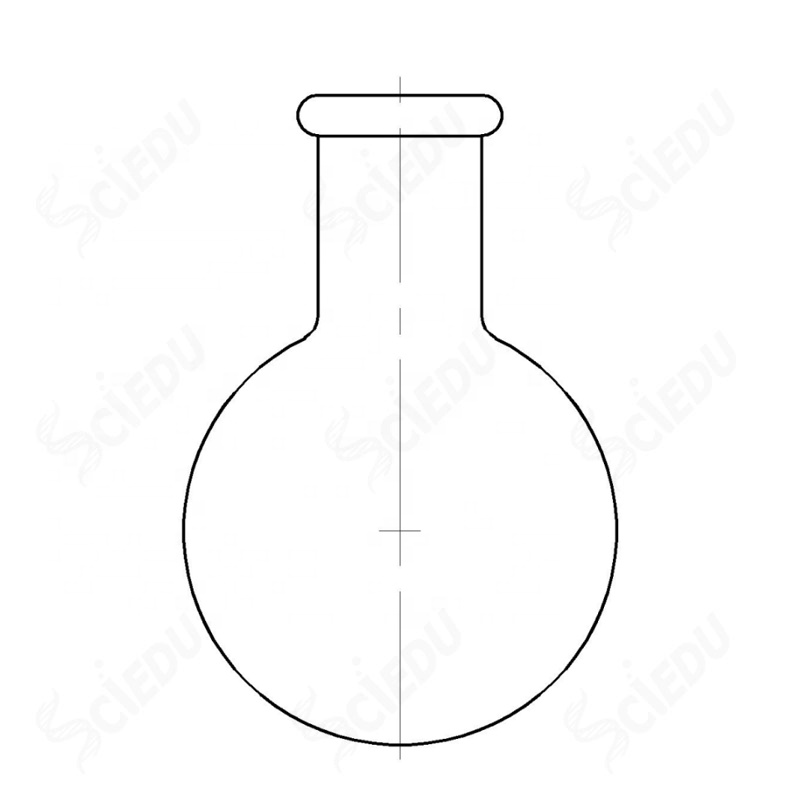 Лабораторные принадлежности, плотная колба Erlenmeyer