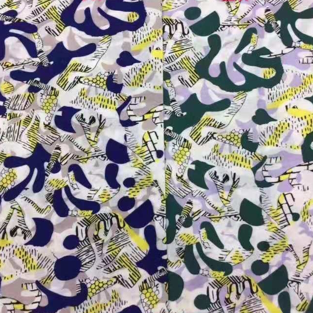 Factory professional beautiful printing silk cotton fabric
