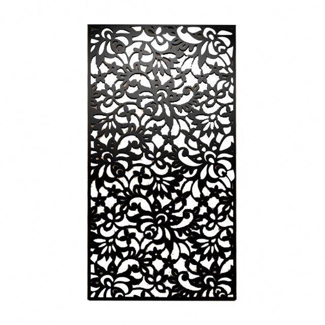 Direct Factory LASER CUT METAL PRIVACY SCREEN WITH POWDER COATING FINISH