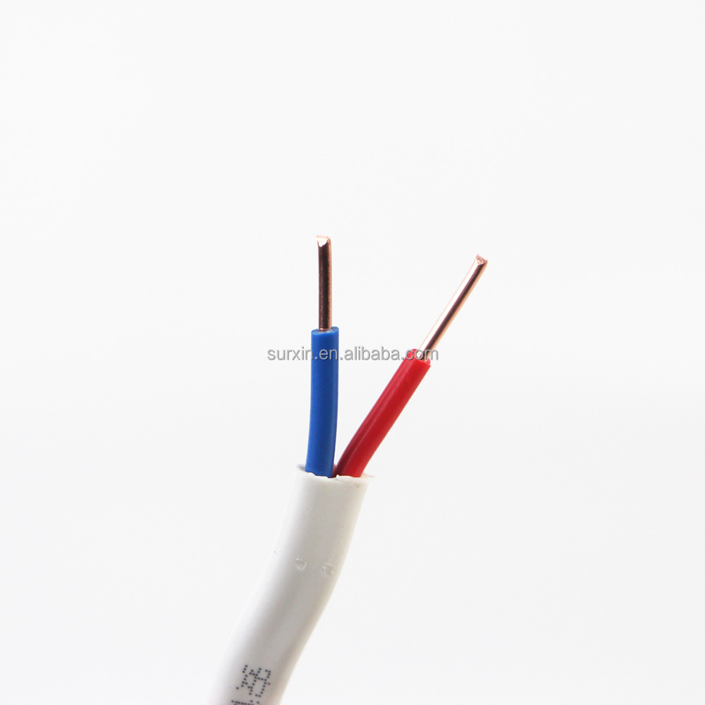 18AWG PVC jacket pure copper 2 core flat electrical cable
