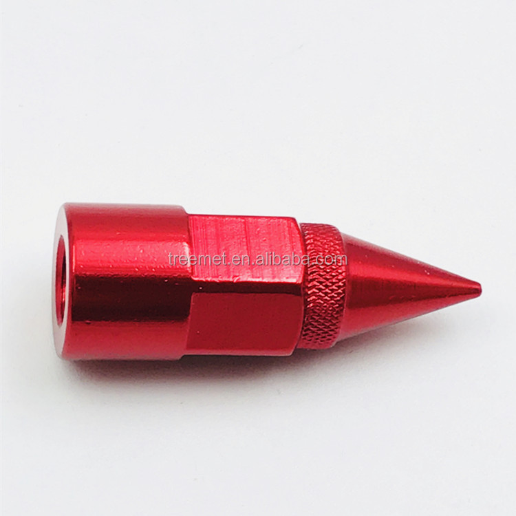 Black Tire Valve Caps for Cars Motorcycles Bikes