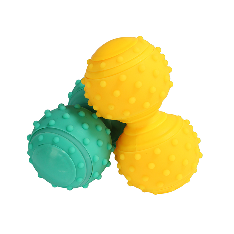 Маленькие твердые силиконовые массажные шарики Blackrol Myofascial Releasel для тренажерного зала