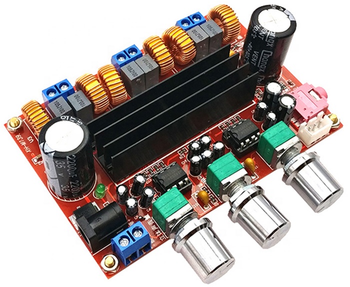 DC12V-24V 2*50W + 100W XH-M139 2,1 канальный цифровой усилитель сабвуфера, плата, чип TPA3116D2