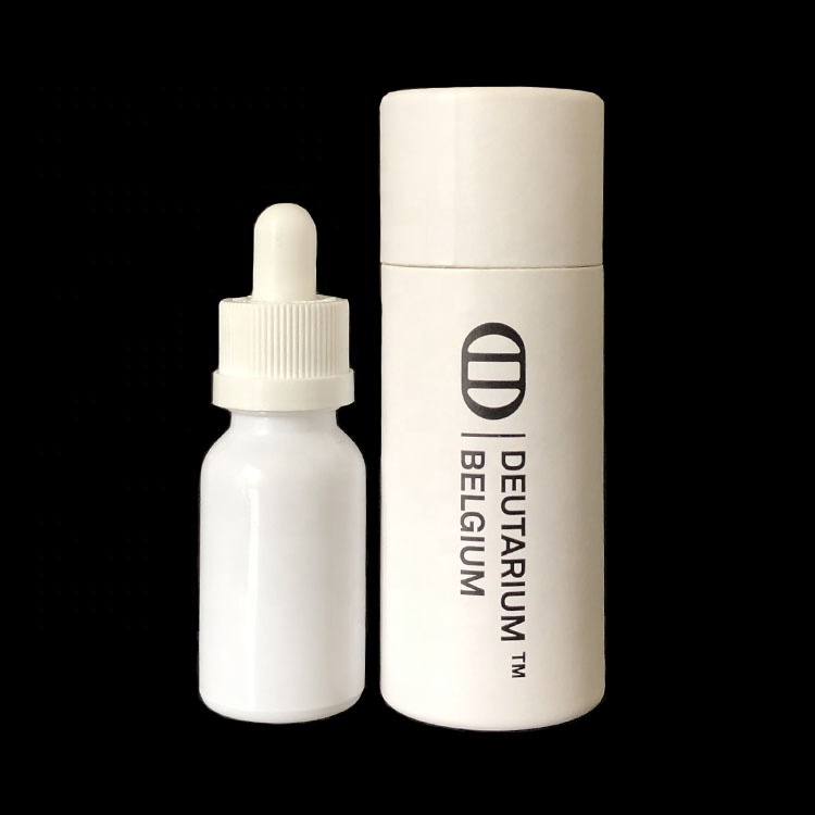 Цилиндрическая Упаковка из крафт-бумаги для бутылки 30 мл для масла CBD