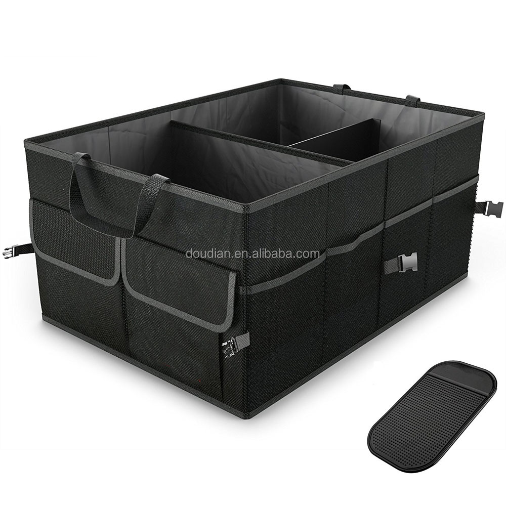 New design customized large folding car trunk storage organizer