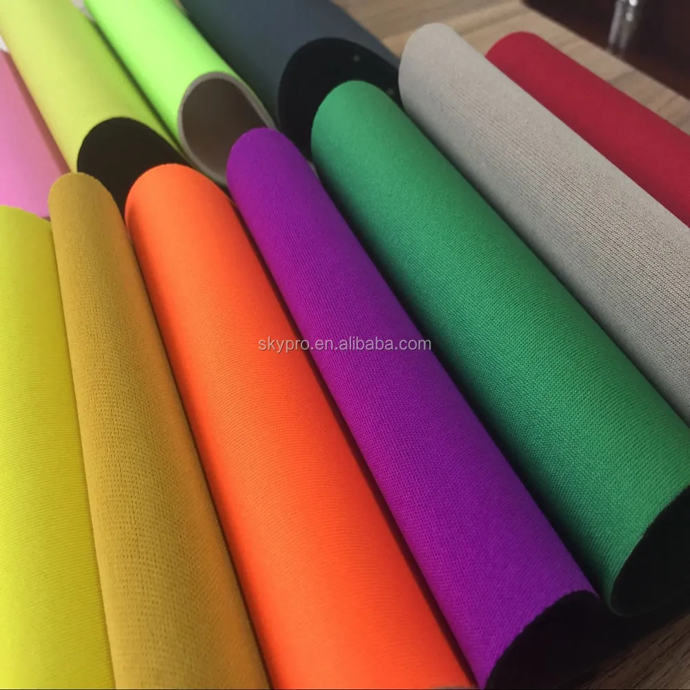 Wholesale neoprene fabric nylon fabric coated 2mm neoprene rubber sheet neopreno