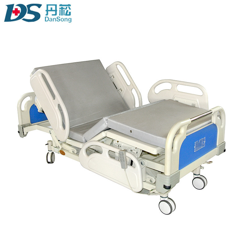 Многофункциональный ABS Электрический складной регулируемый ICU больница уход кровать с туалетом