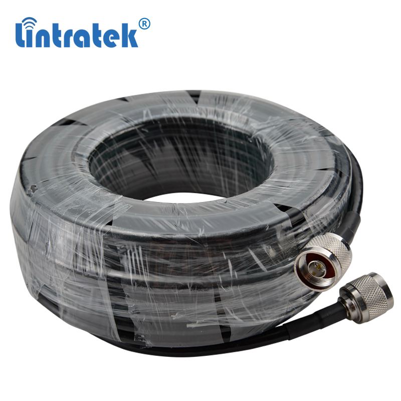 Lintratek 1/5/1015/20 Вт, 30 Вт, 50 м Высокое качество RG6 коаксиальный кабель Тип с разъемами «Мама» и «папа» 5D провода соединительные