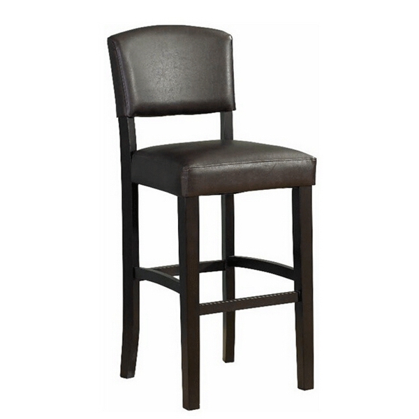 BC-184 Leisure Style Tall Wooden Leather Restaurant Bar Stools