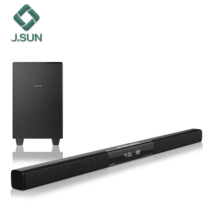 hot sale active multimedia 5.1 home theater speaker wireless sound bar with subwoofer