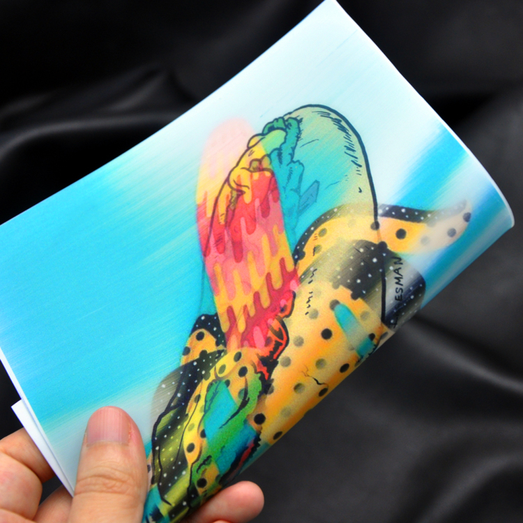 Пользовательские печати ПВХ ТПУ 3d карты lenticular патч
