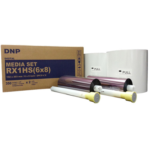 Высокое качество Media Set фото Roll бумага 4x6 "для DS-RX1HS и RX1 принтеры (2 рулона)