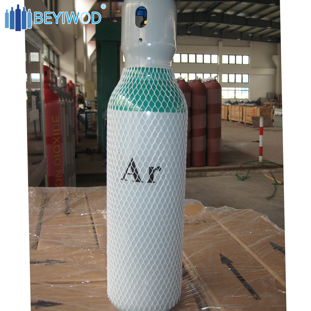 Высокая чистота 99.999% аргоновый газ хорошая цена аргоновый стальной цилиндр аргоновый алюминиевый цилиндр