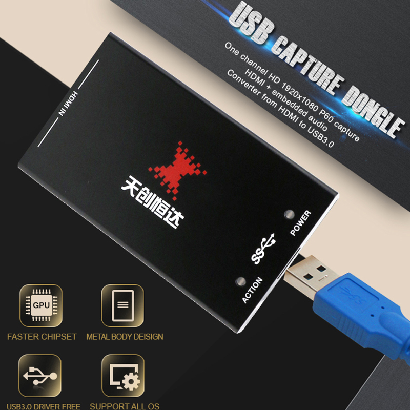 Профессиональный водителя Full HD надежный Easycap USB 2.0 аудио-видео карты захвата