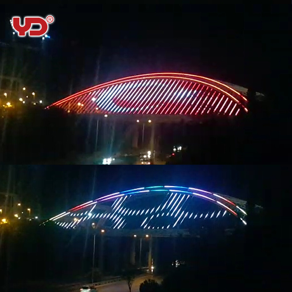 Постоянного тока низкого напряжения led пиксель света водонепроницаемый открытый для вантового моста