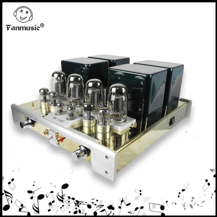 YAQIN MC-100B вакуумный встроенный 60WPC Push Pull стерео-усилитель класса A KT88