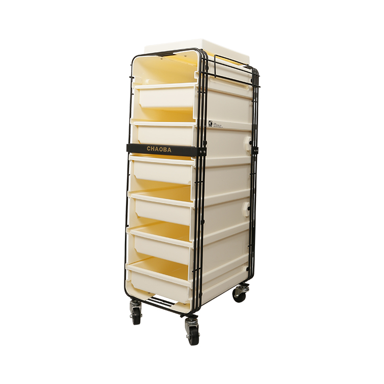 CHAOBA Wholesale Durable Beauty Salon Spa Lockable Hair Salon Trolley With 6 Drawers