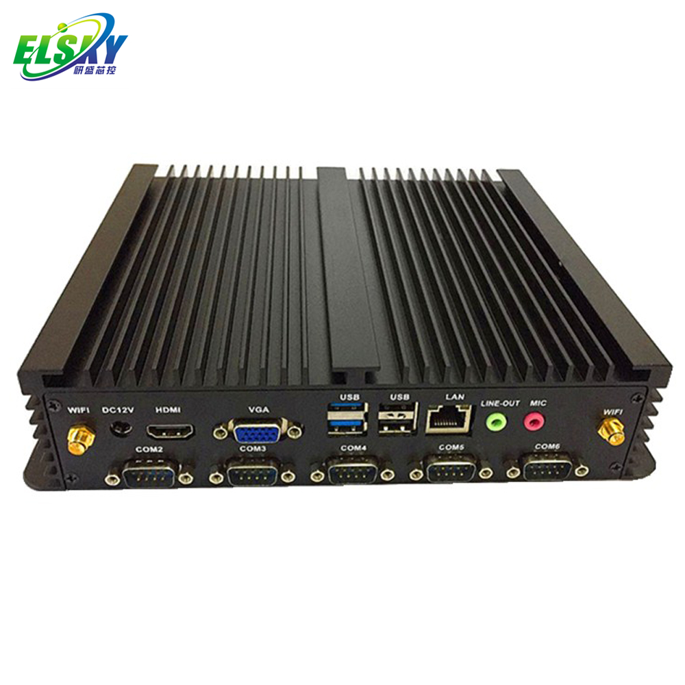 DC 12 В Intel Core I5 3317U мини-ПК с 6COM и 6USB (или 8USB вариант)